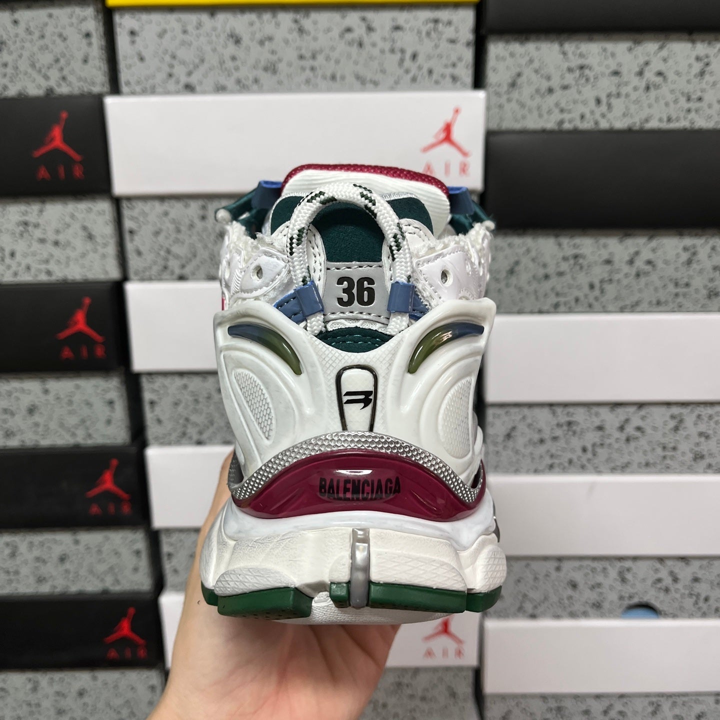 BLG Runner White Multicolor