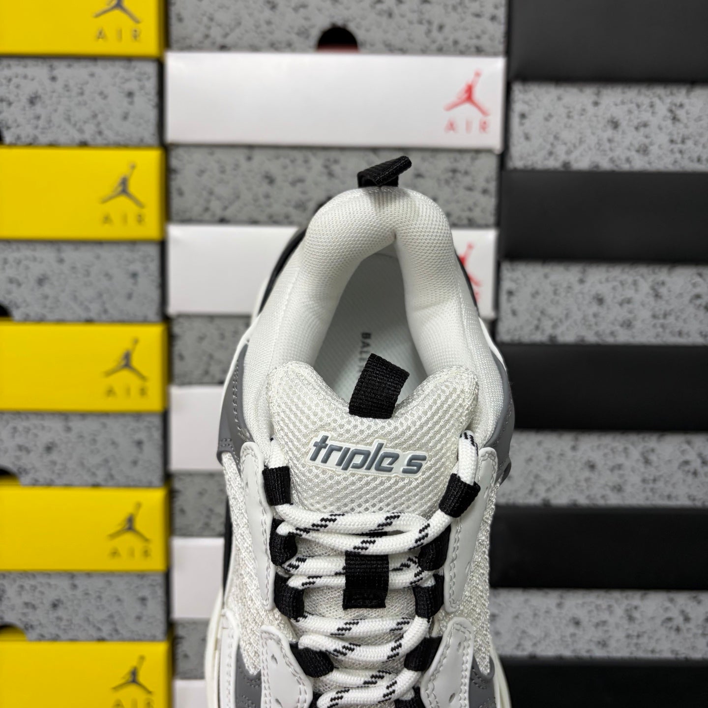 BLG Triple S White/Grey/Black
