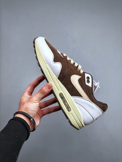 Air Max 1 White, Brown and Beige