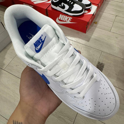 Dunk White and Blue