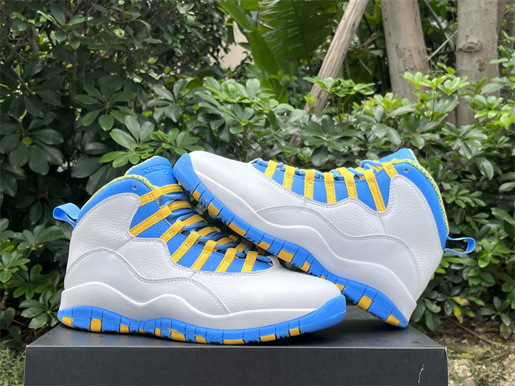 AJ10 White and Blue