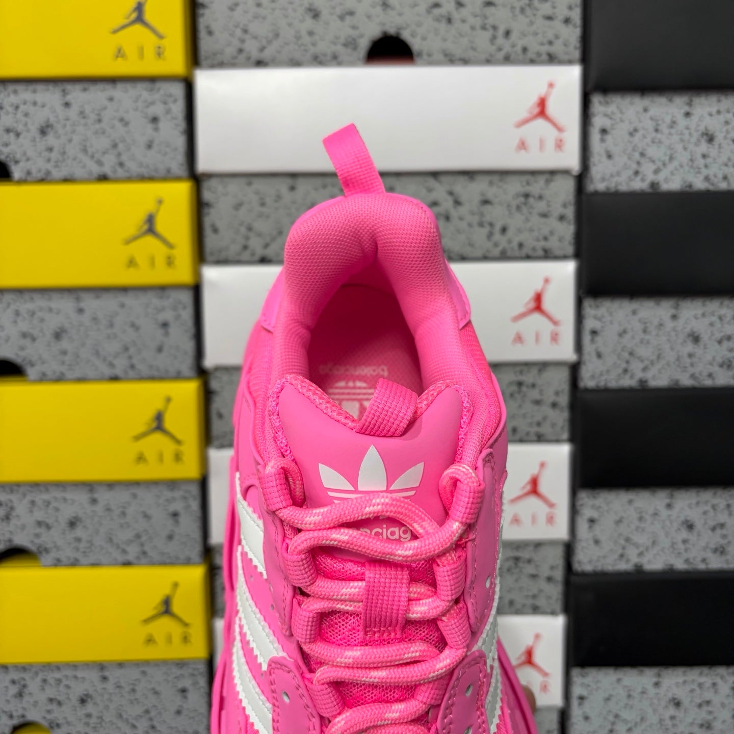 BLG Triple S x Adidas White/Pink
