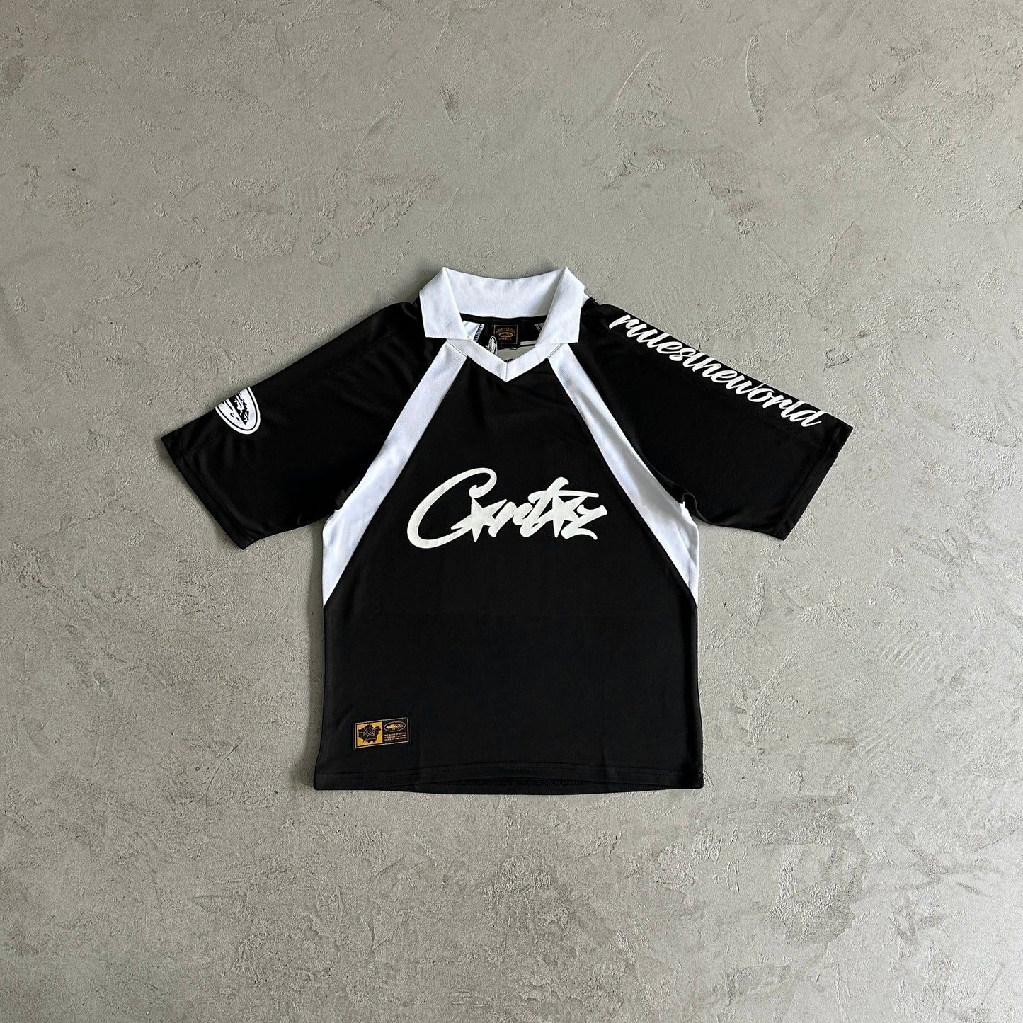 panel jersey-black