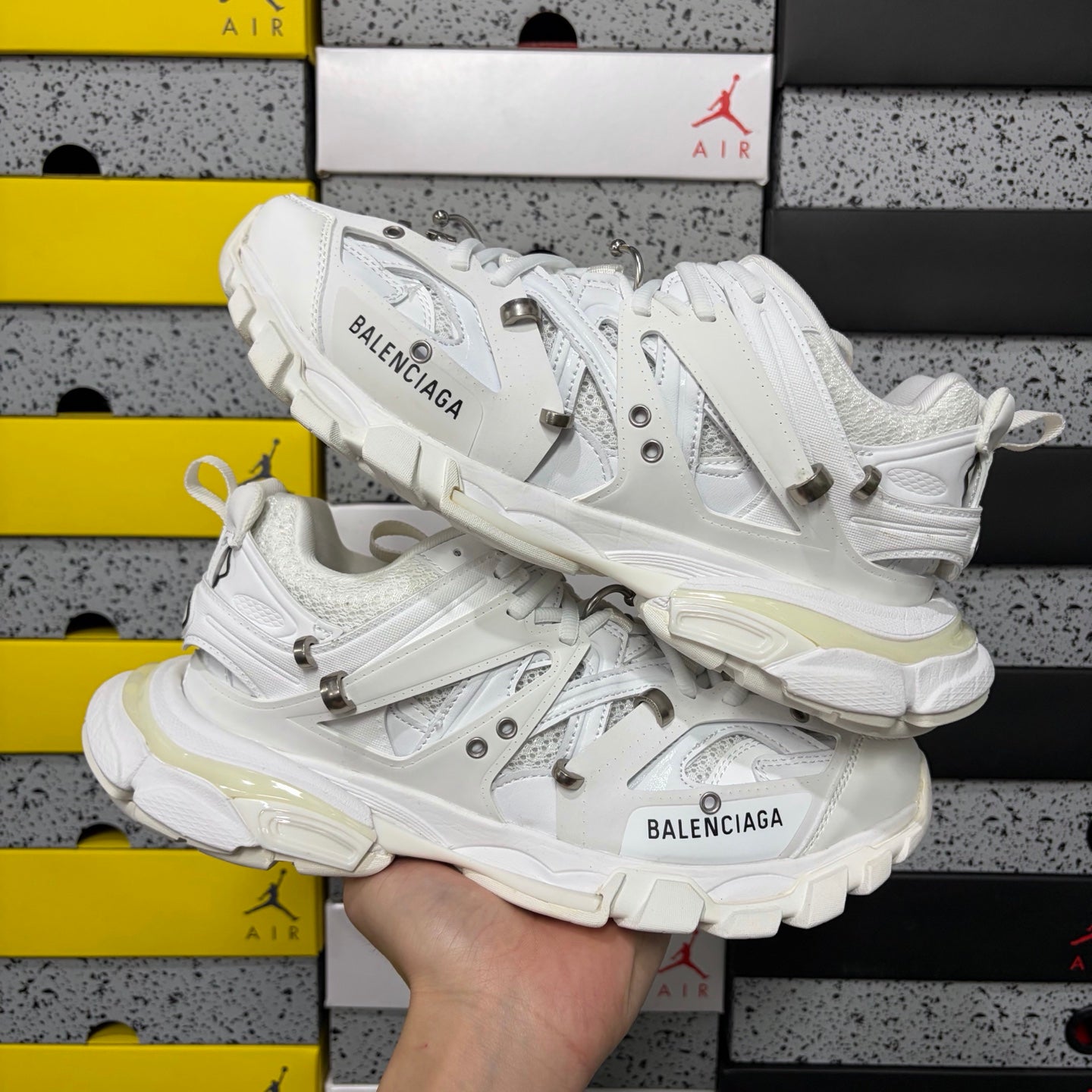 BLG Track White Grey