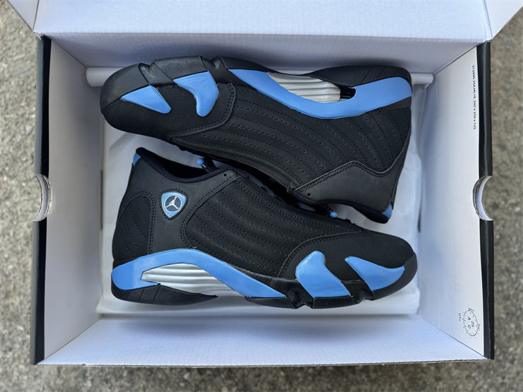 AJ14 Retro Black and Blue
