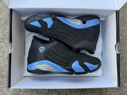 AJ14 Retro Black and Blue