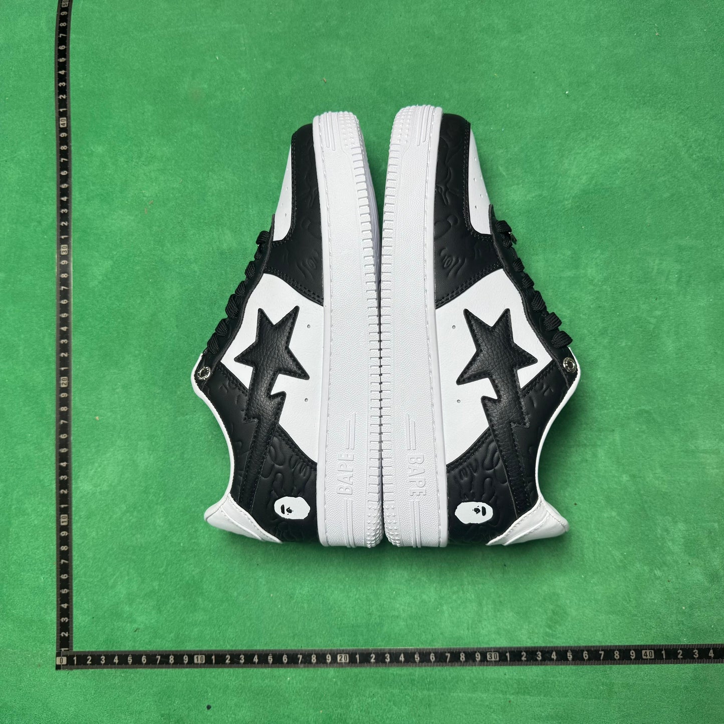 Bape STA Low Black and White