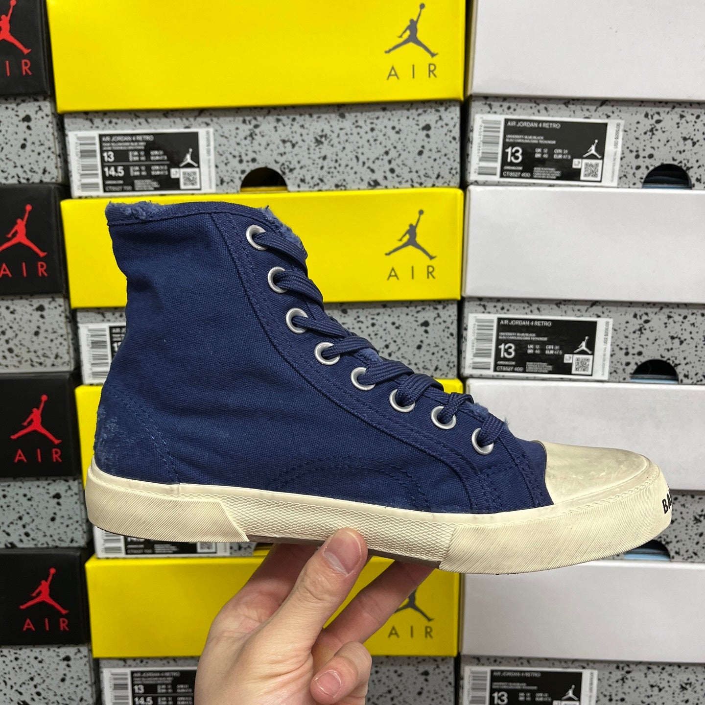 BLG Paris High Destroyed Blue