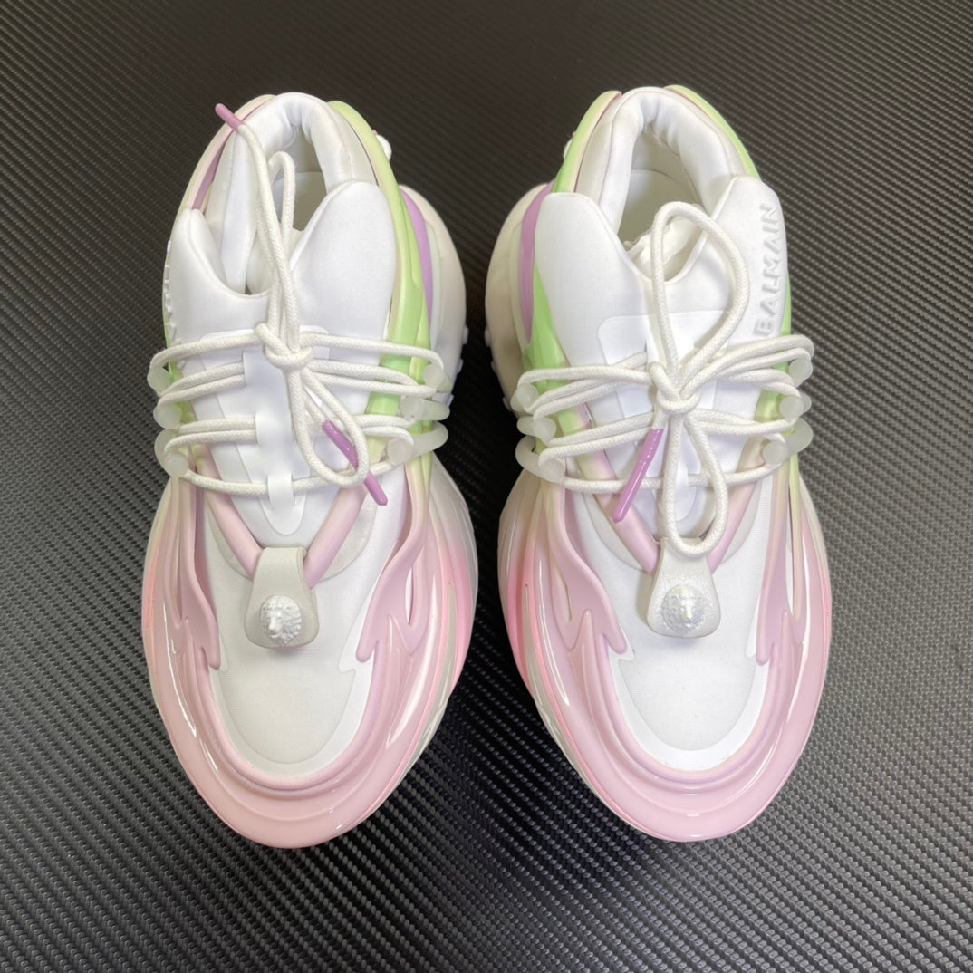 Balmain Unicorn White Pink Green