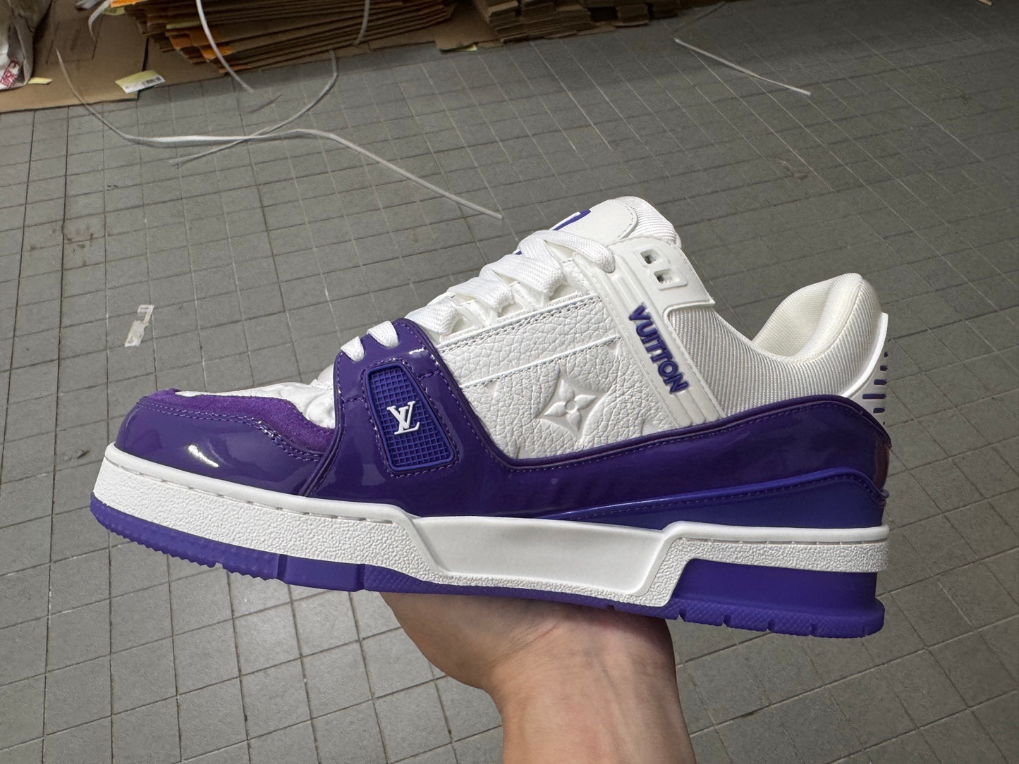 Trainer White and Purple