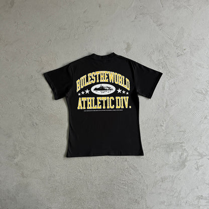rules the world athletic div tee