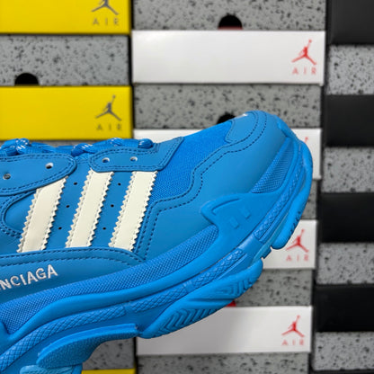 BLG Triple S x Adidas White/Blue