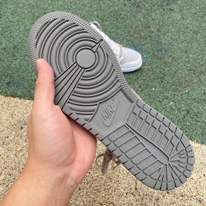 AJ1 MID Sail Metallic Gold Flat Pewter