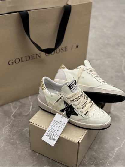 GDGS Ballstar Black Star Logo Gold Shine Back