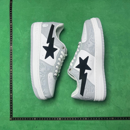 Bape STA Low Grey and Black