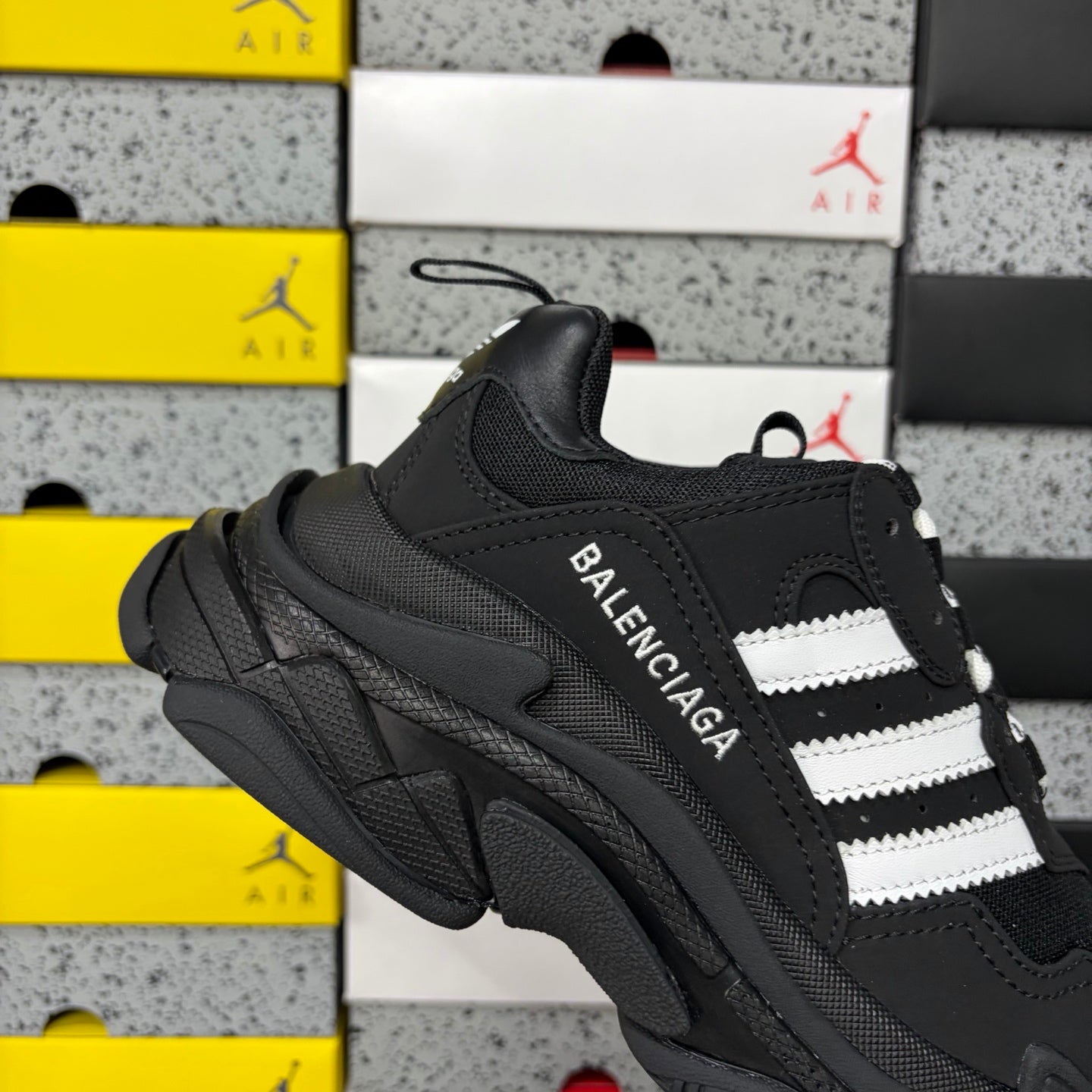 BLG Triple S x Adidas White/Black
