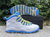 AJ10 White and Blue