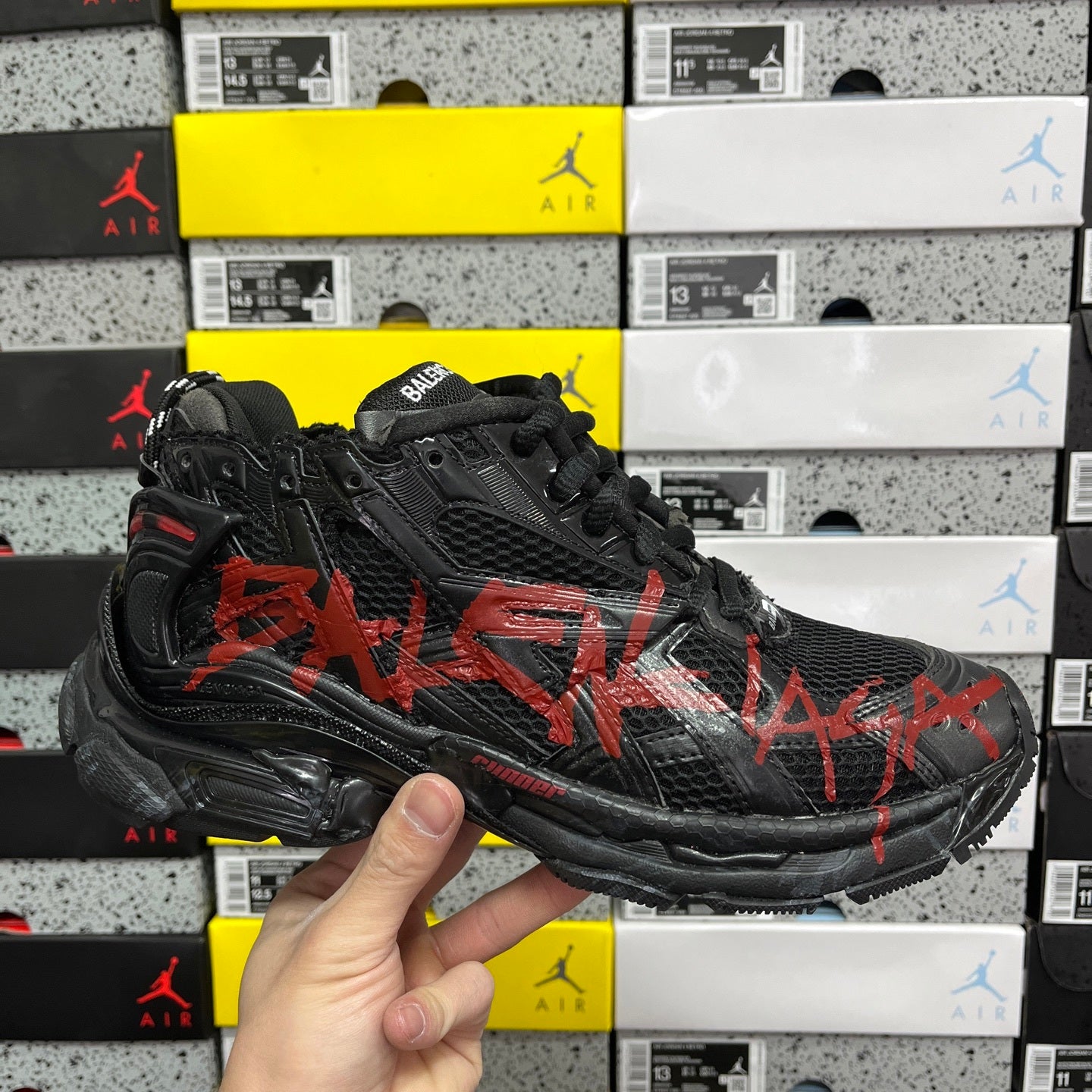 BLG Runner 7.0 Graffiti - Black Red