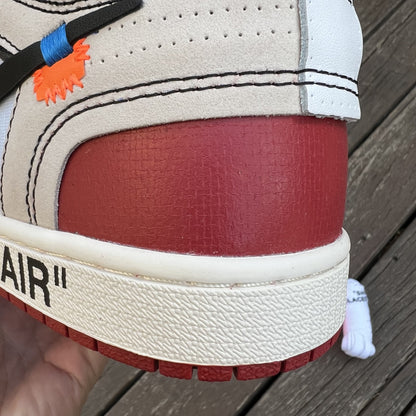 AJ1 High x Off White Red Wave