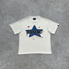 BPM star T-shirt- vanilla white
