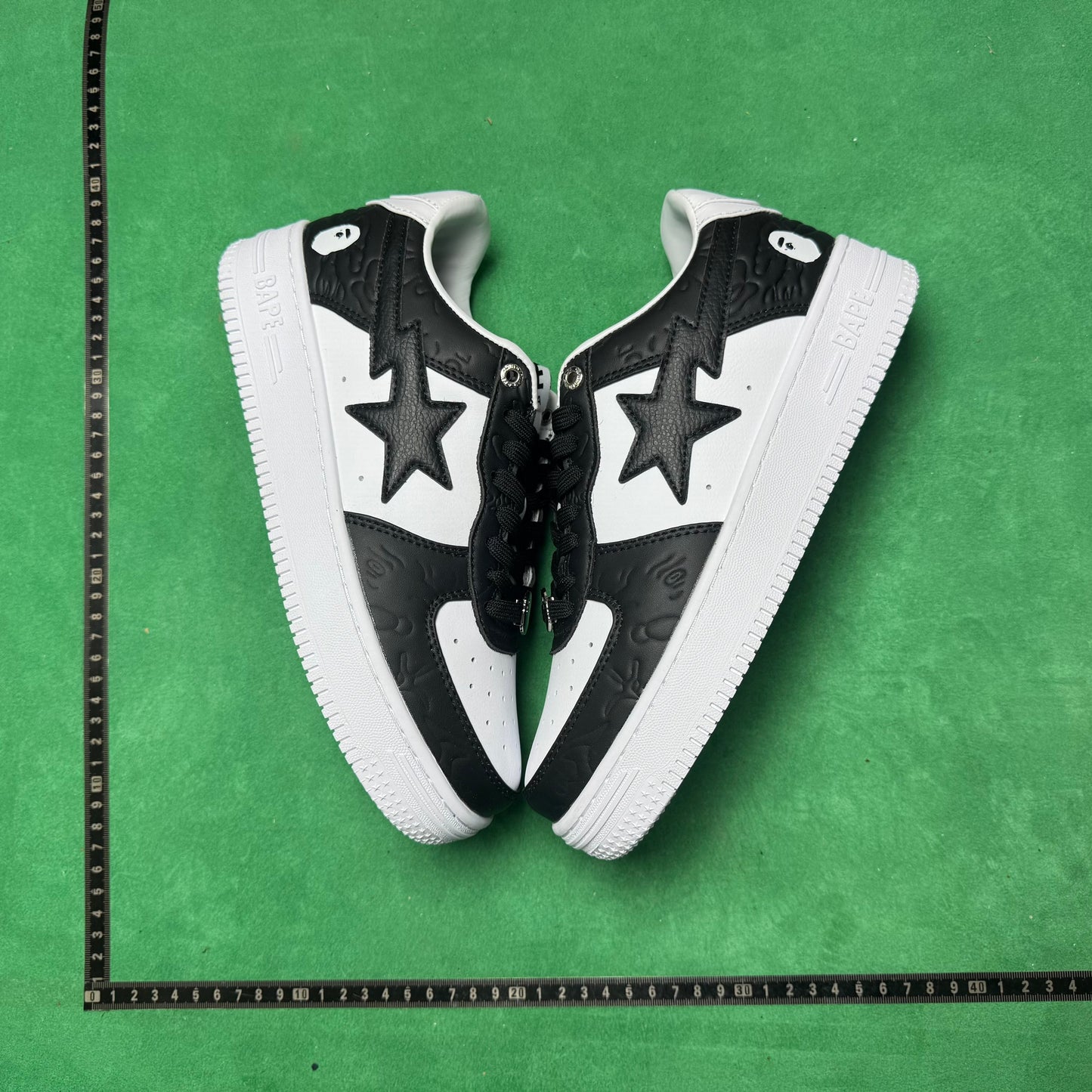 Bape STA Low Black and White