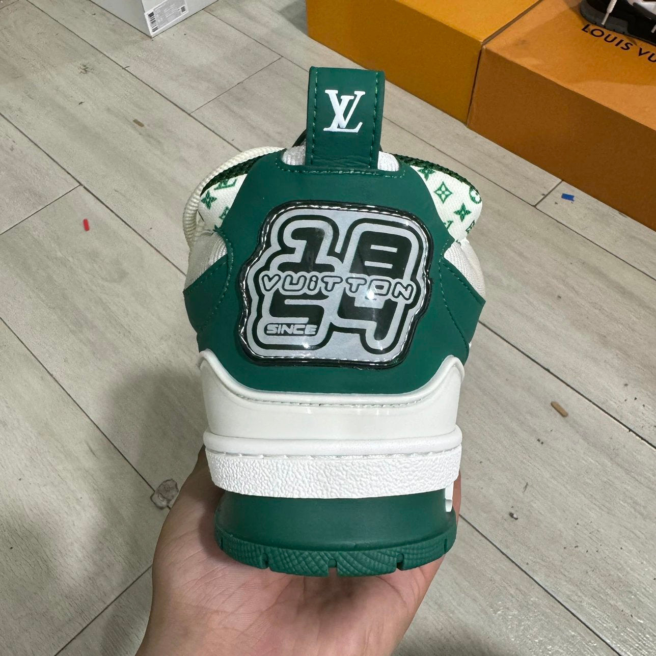 Aware Skate Green and White