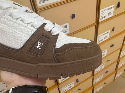Trainer Brown and White