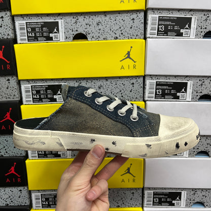 BLG Paris Mule Destroyed -Denim Blue