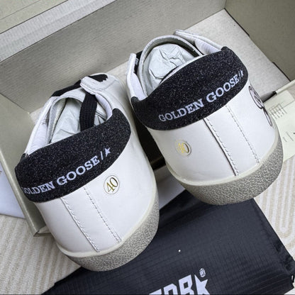 GDGS Superstar Black Laces Star Grey Sole