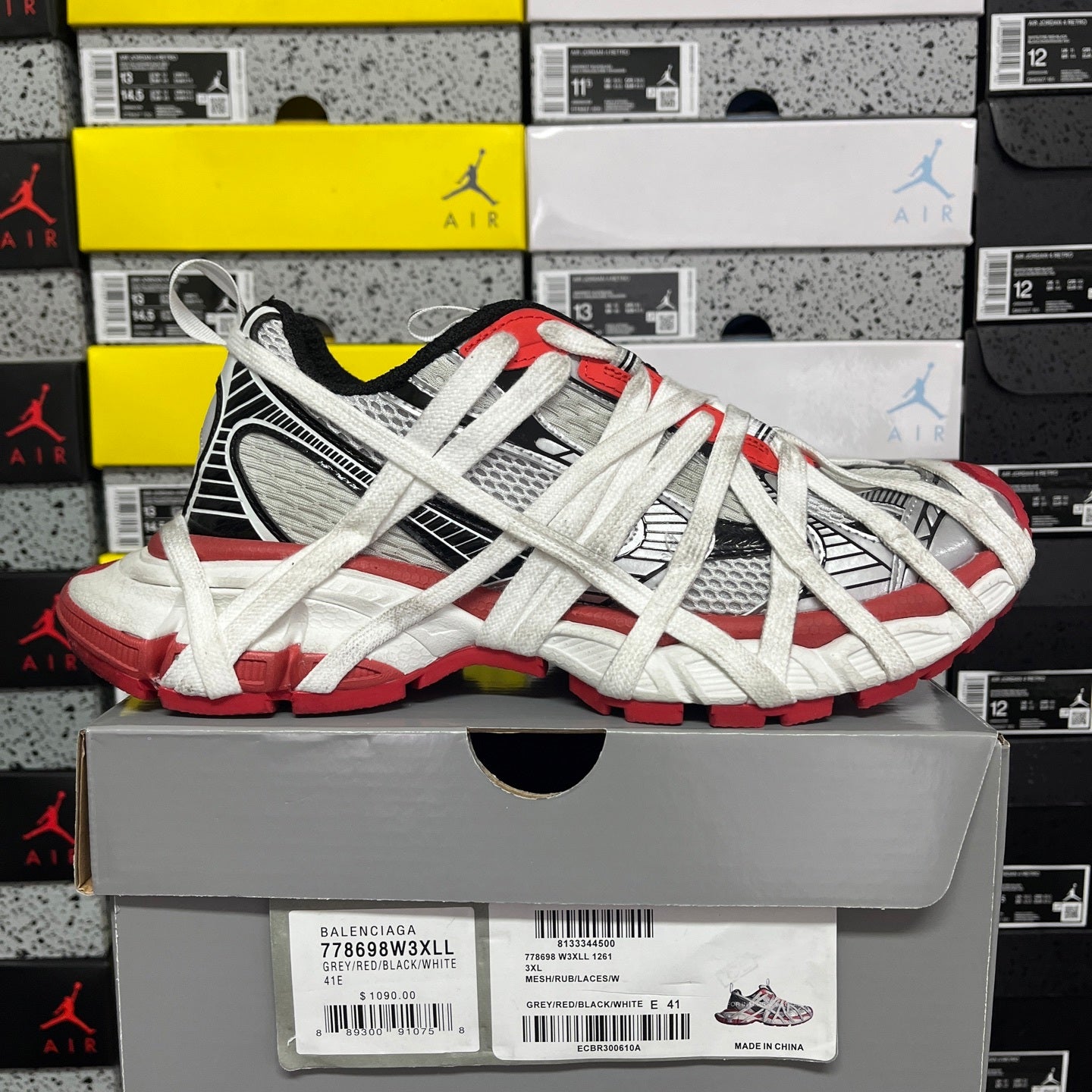 BLG 3XL Red White