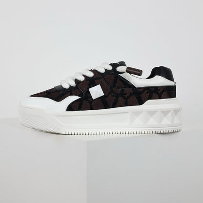 Valentino One Stud XL Brown/Black/White