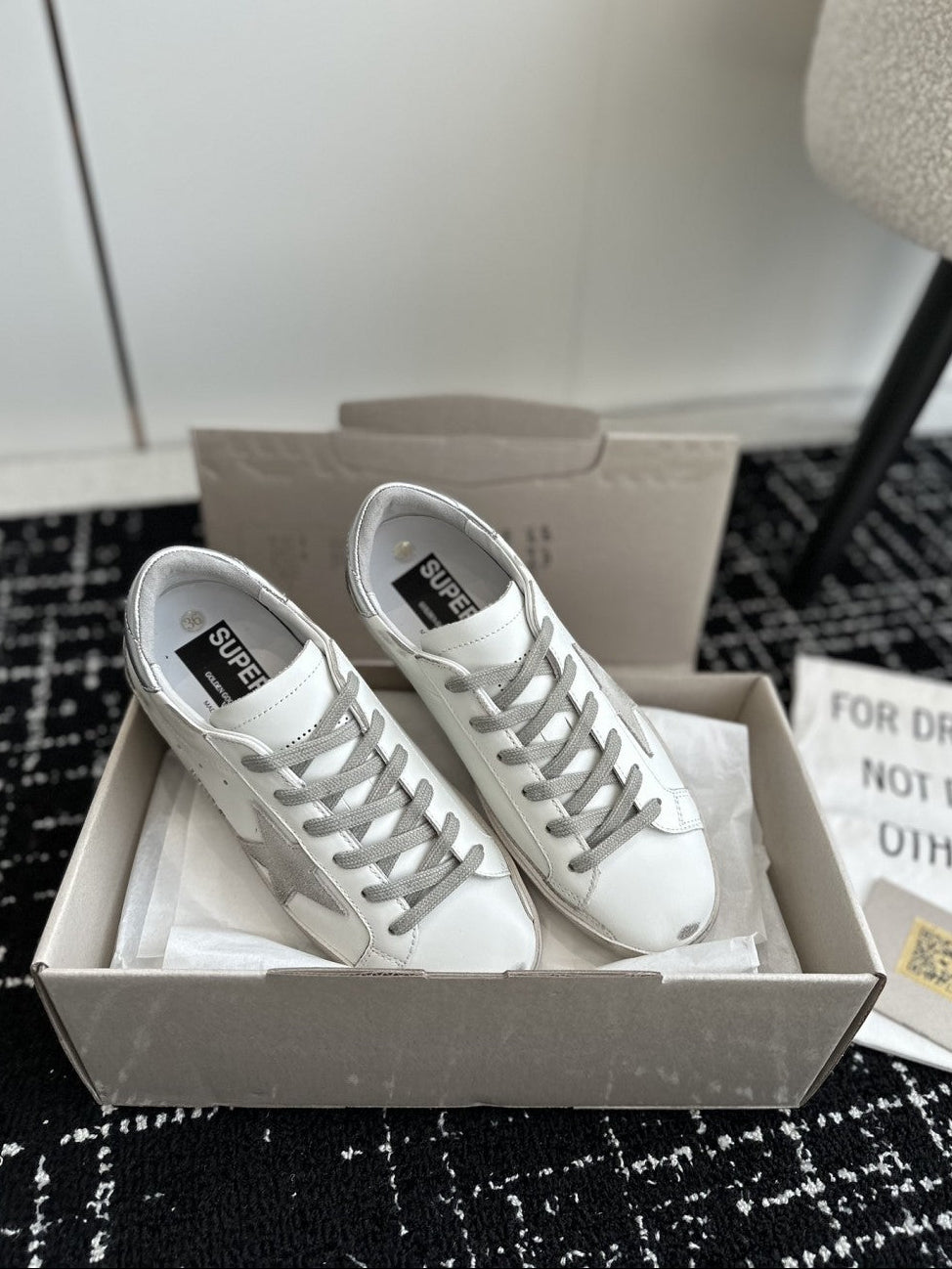 GDGS Superstar Grey Fog Back
