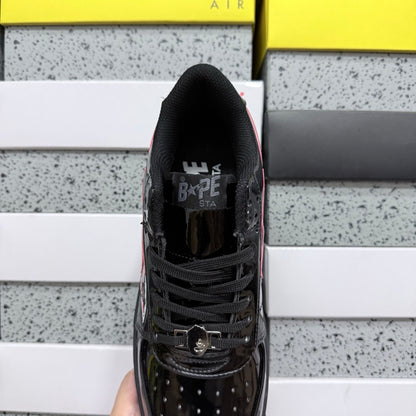 Bape STA Low Shark Face Black