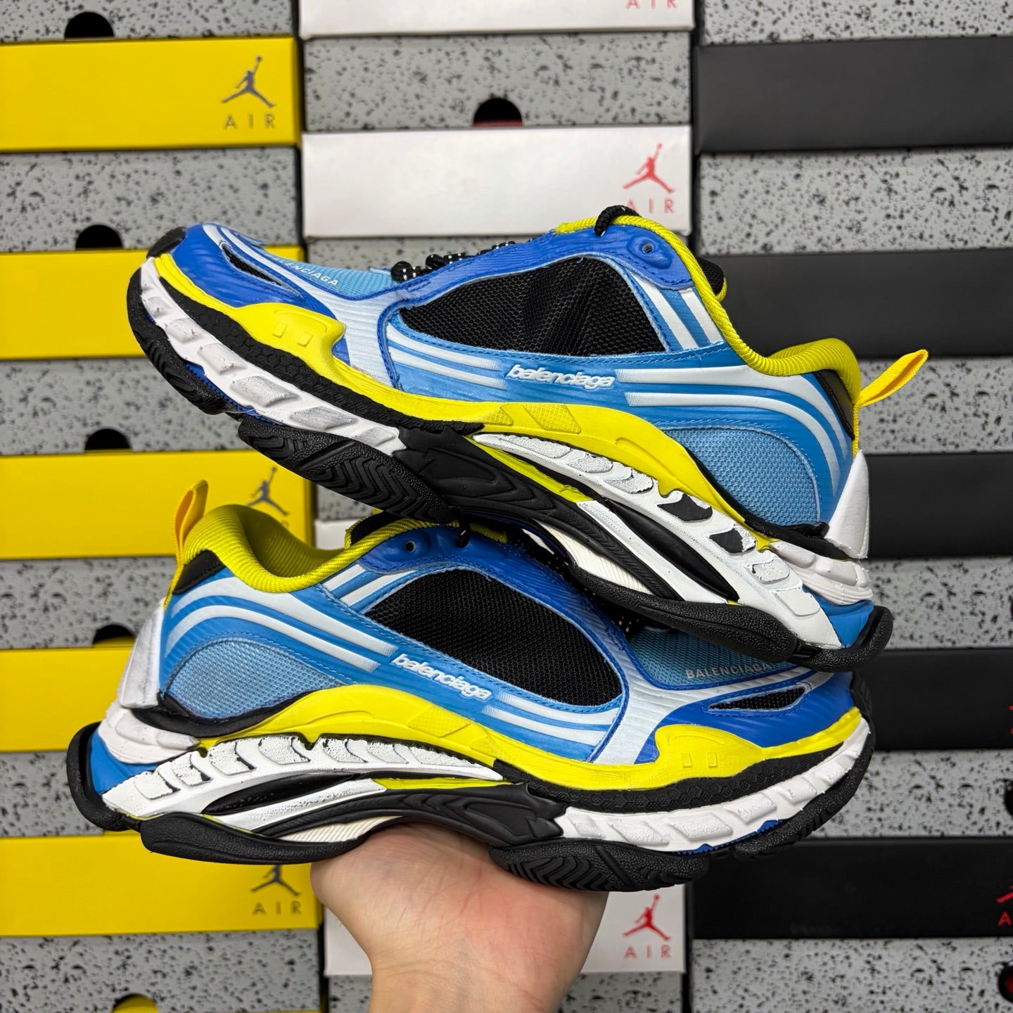 BLG Triple S.2 White/Black/Yellow/Blue