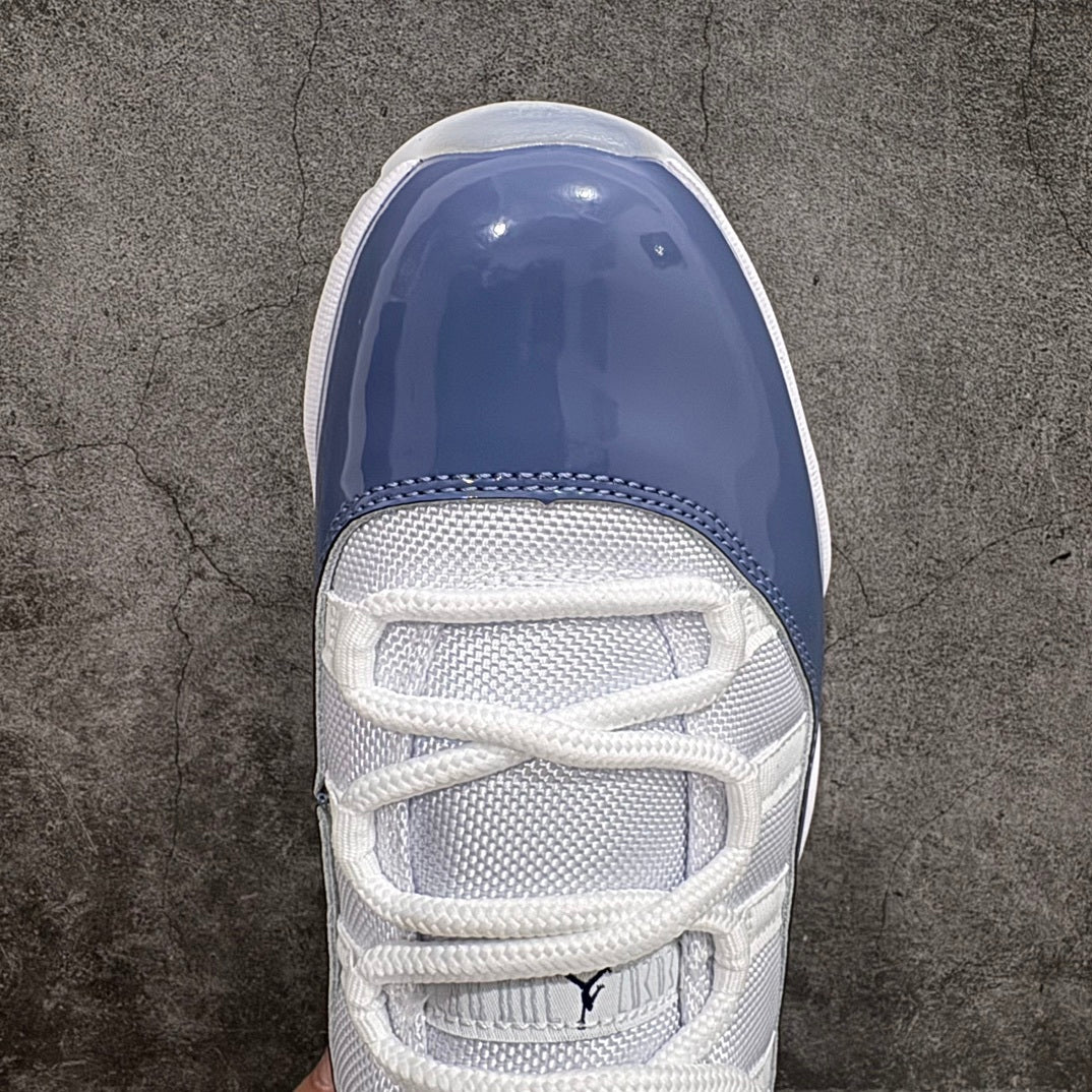 AJ11 Low Blue and White