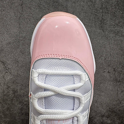 AJ11 Low White and Pink