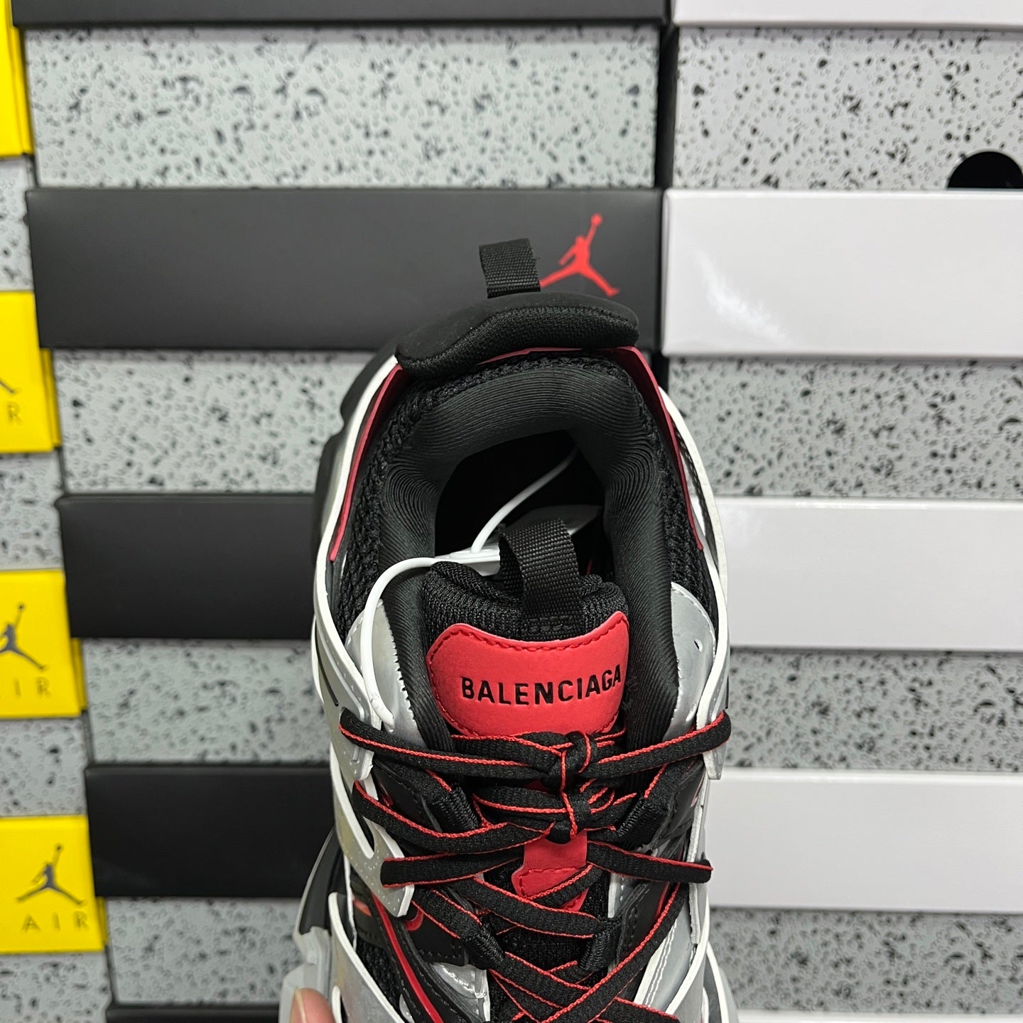 BLG Track Black Red White Silver