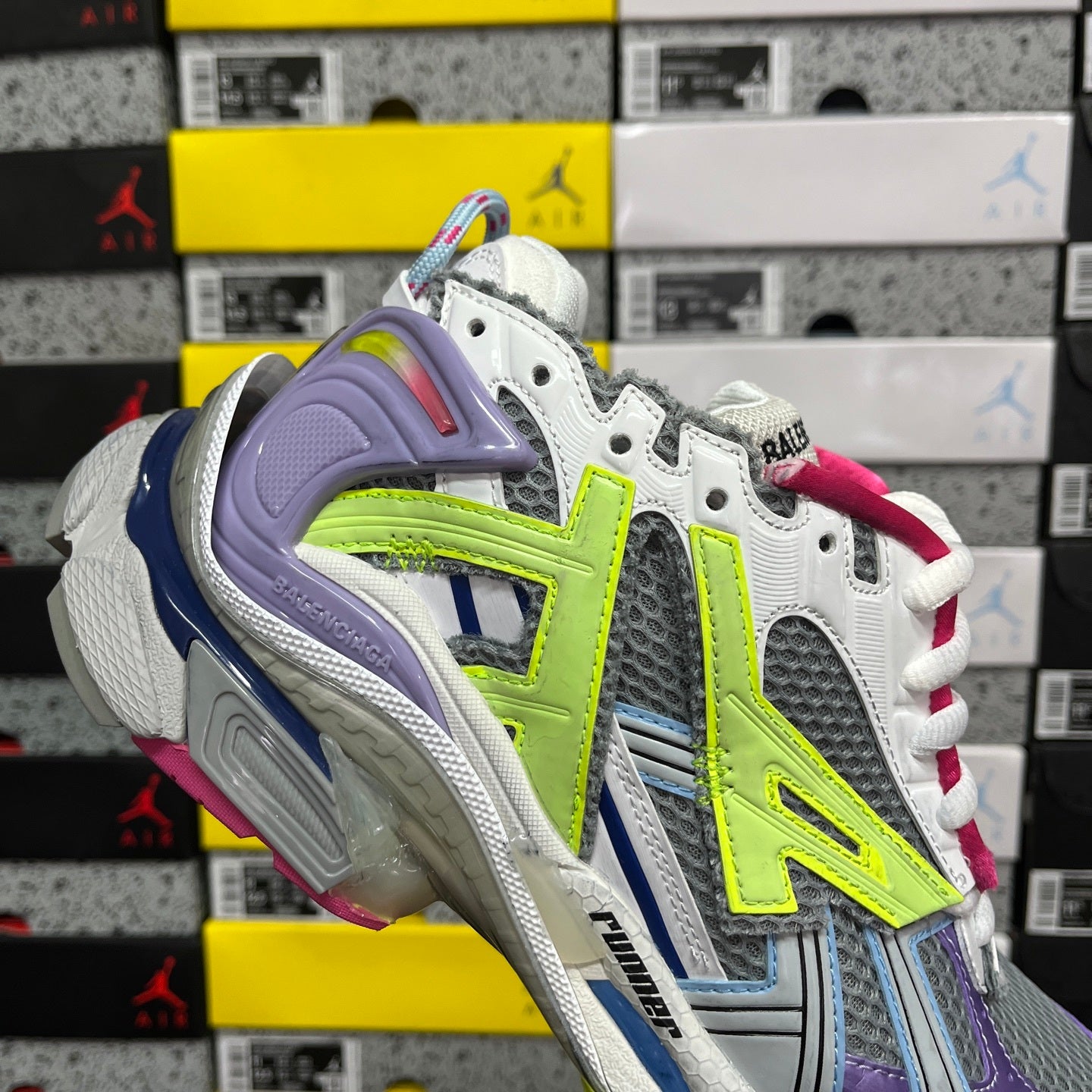 BLG Runner 7.0 Green/Puple/Pink/White