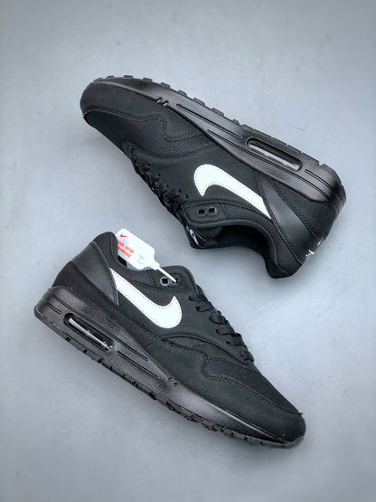 Air Max 1 Black White Swoosh