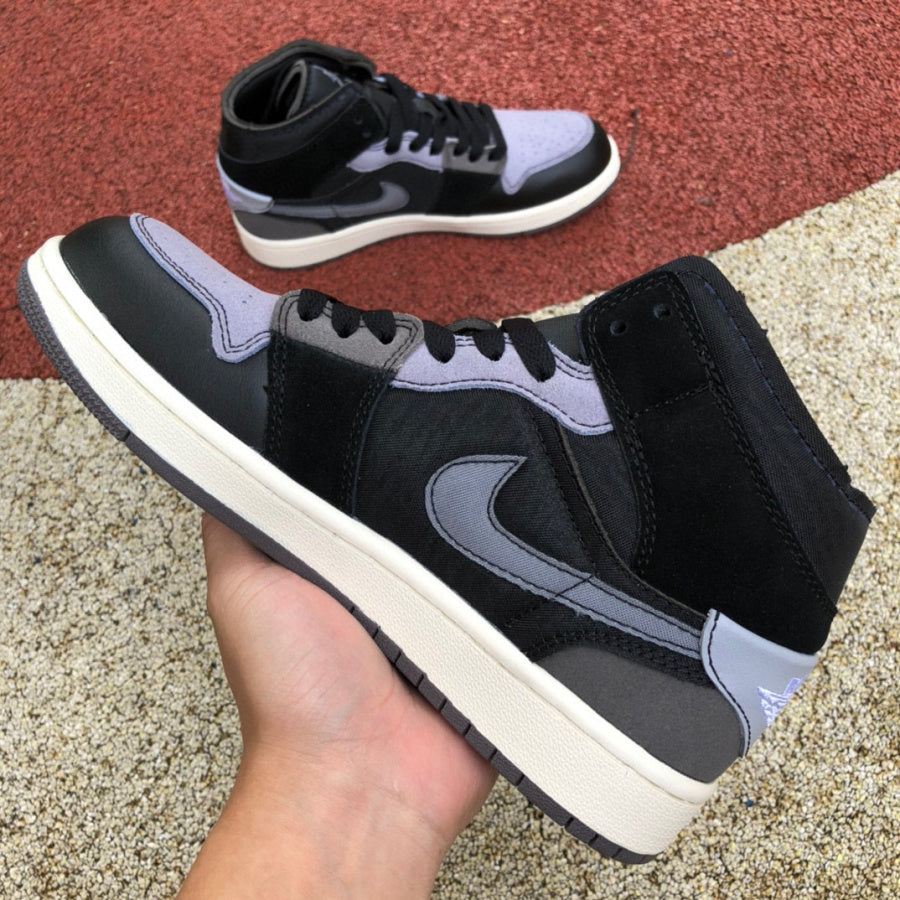 AJ1 MID Inside Out Black