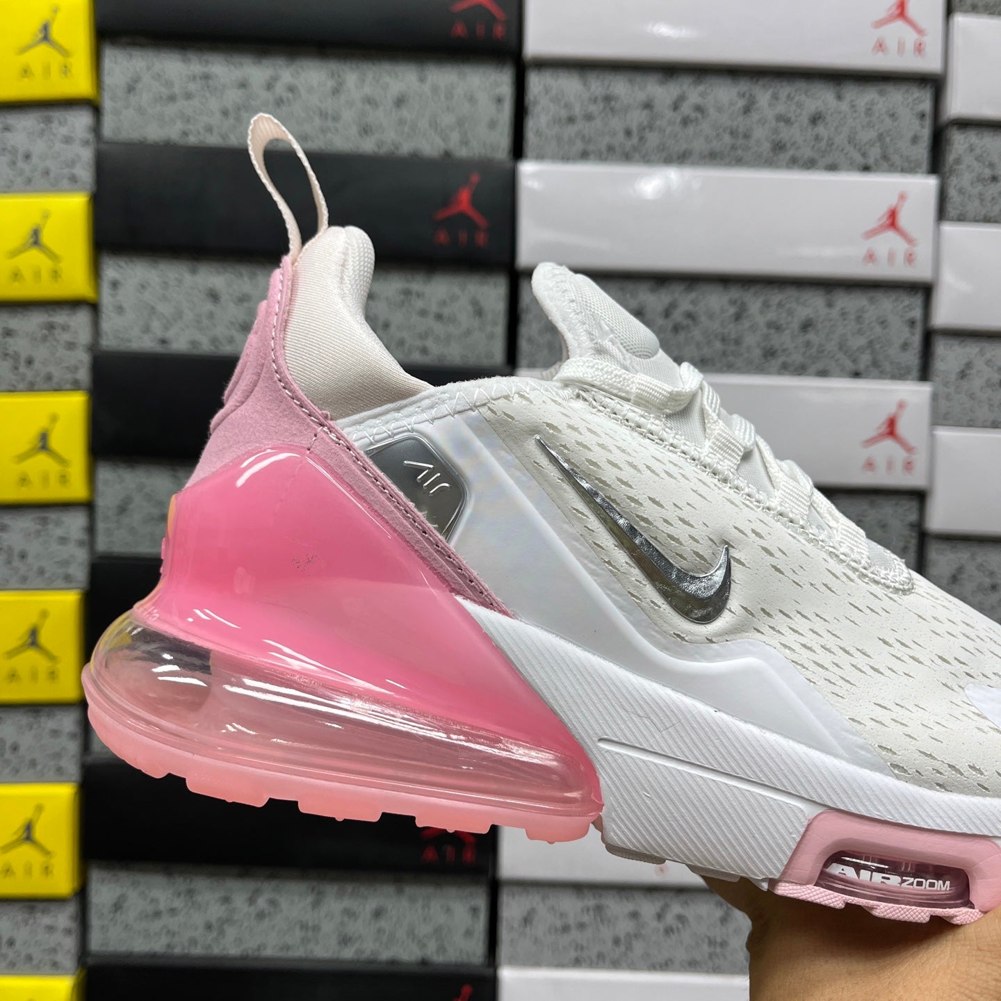 Air Max 270 Premium White Pink Foam