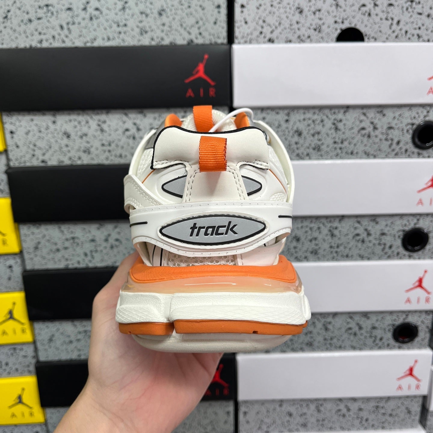 BLG Track White Orange