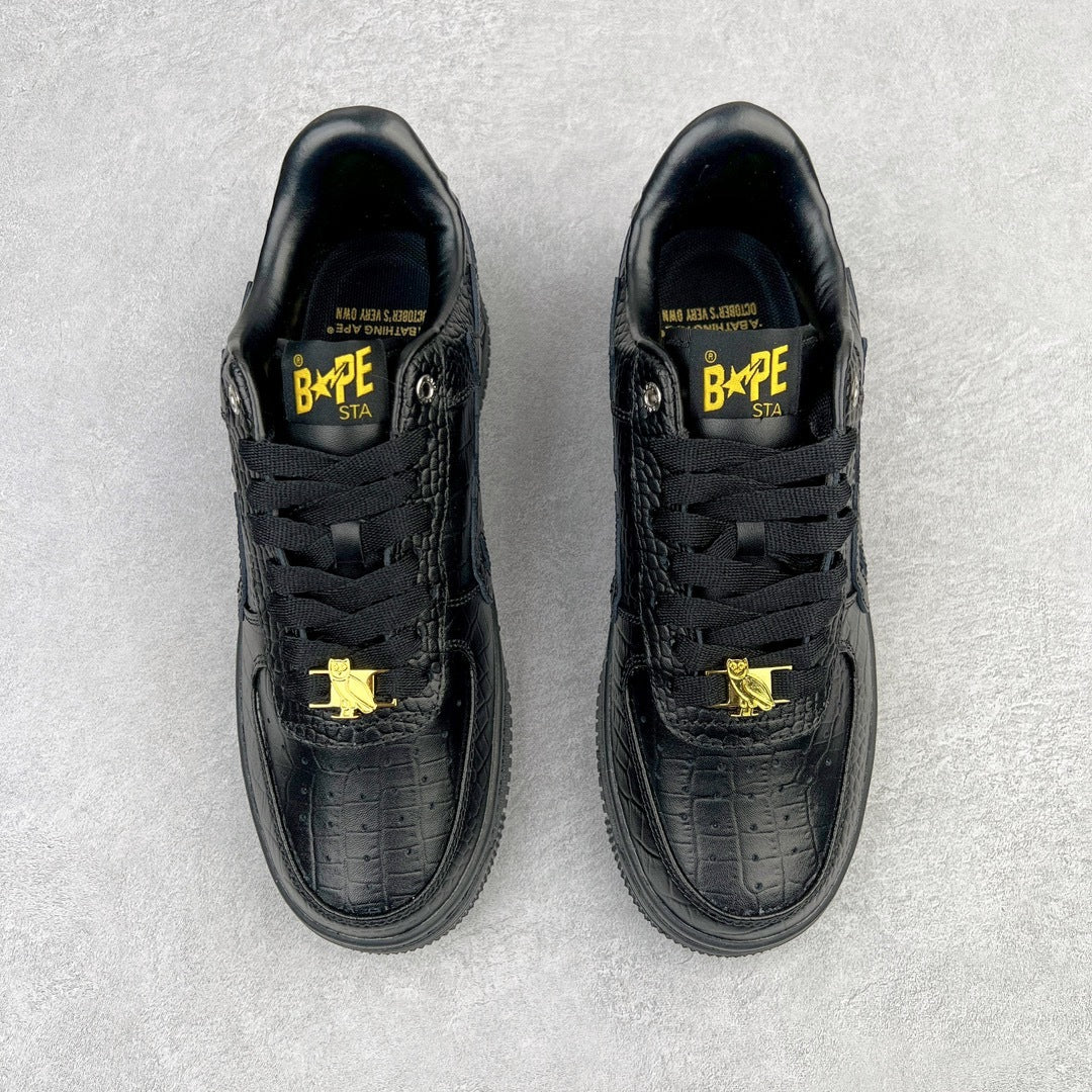 Bape STA Low  OVO Black
