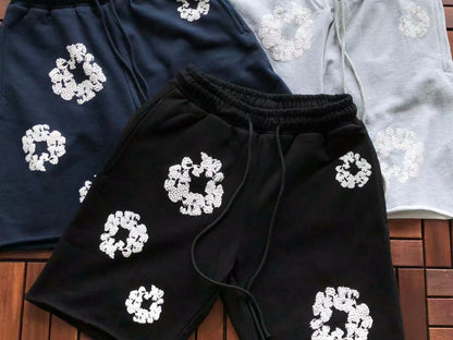 Denim T Calções