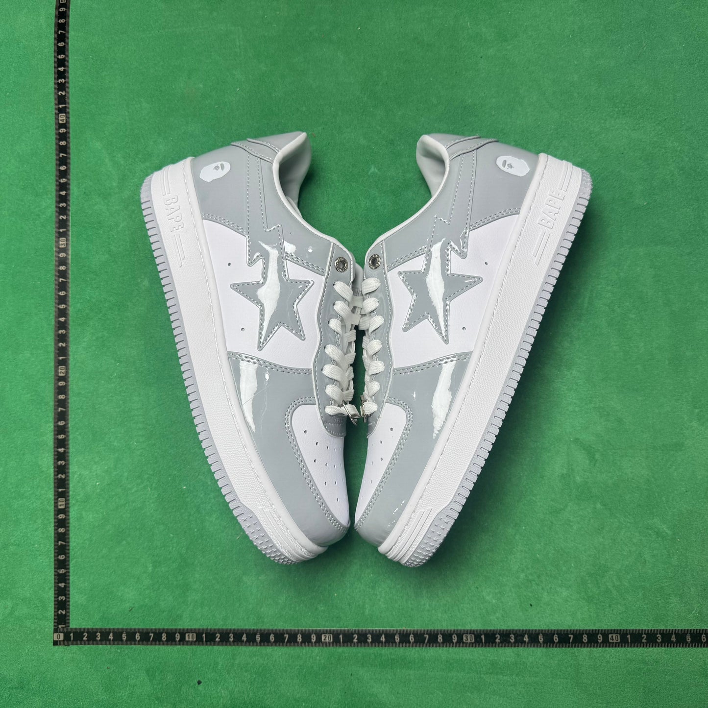 Bape STA Low Grey and White