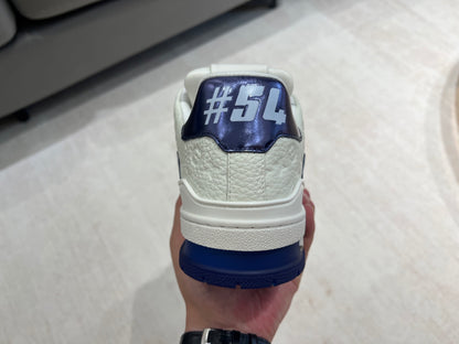 Trainer White and Blue