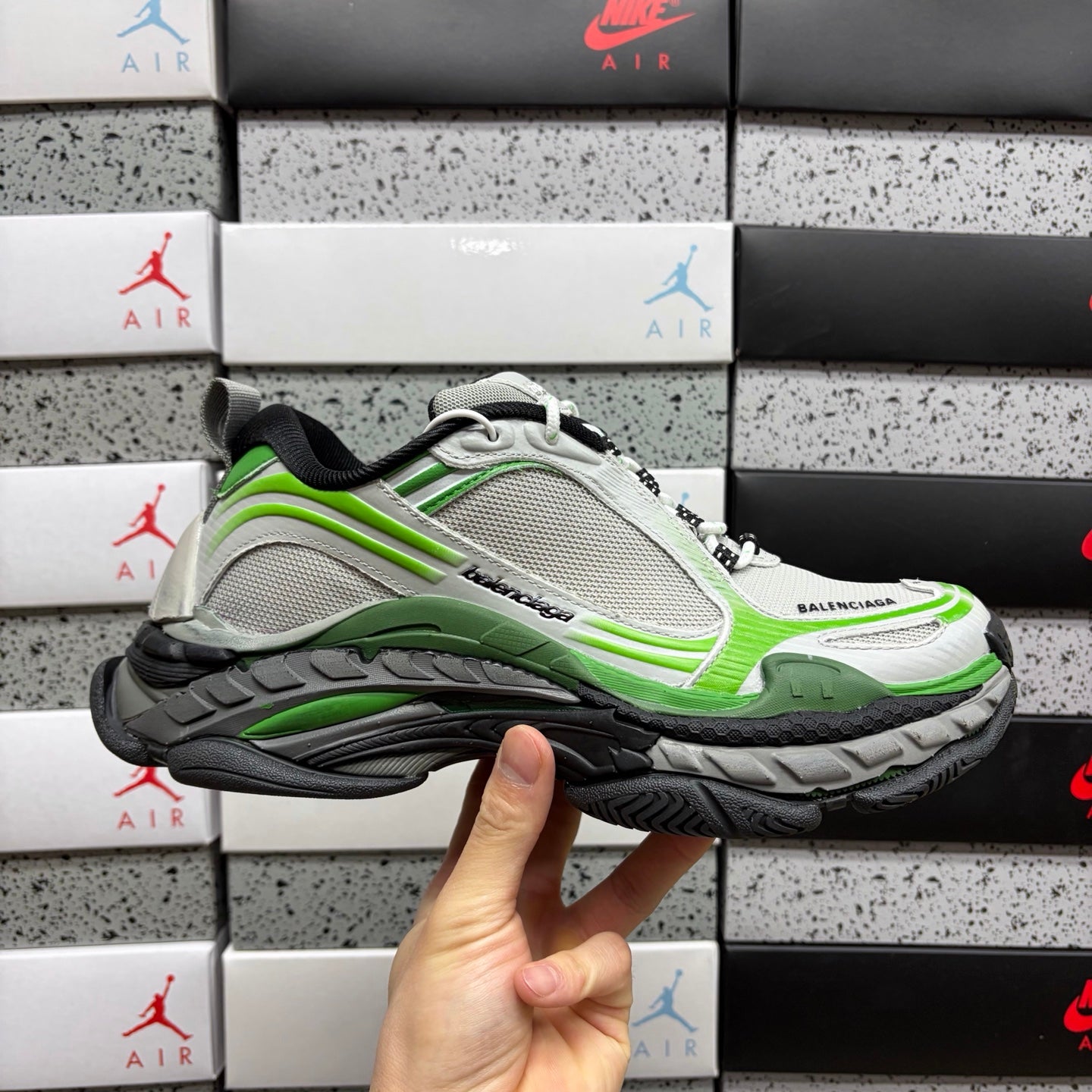 BLG Triple S.2 Black/Green/Grey