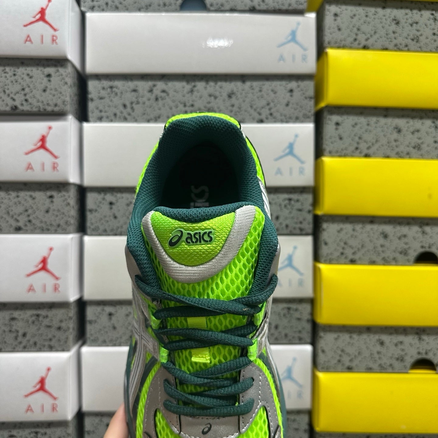 Gel-SEKIRAN Silver/Grass Green