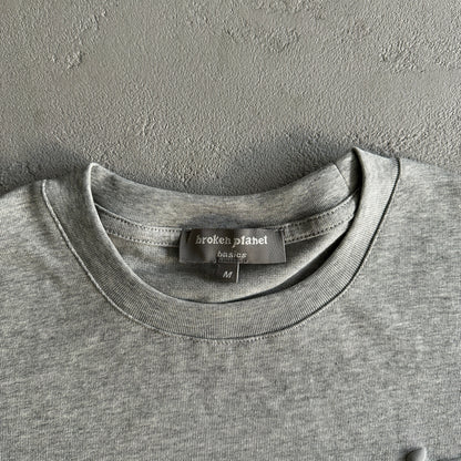bpm Basic floral gray short sleeves