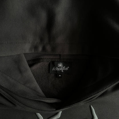 star gazing hoodie-soot black